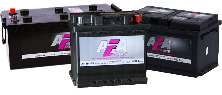 Batteries Afa Plus