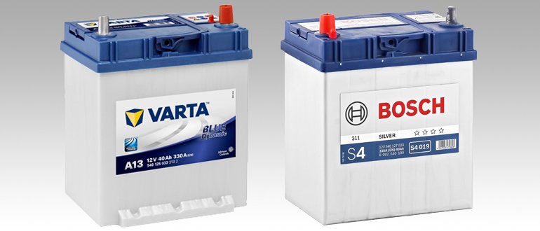 Varta a Bosch